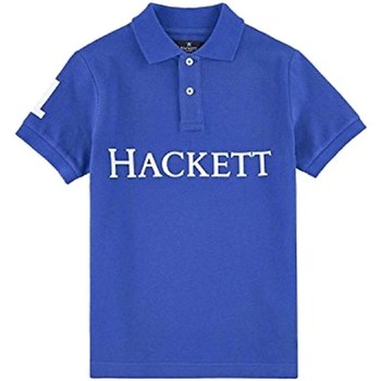 Textiel Jongens T-shirts korte mouwen Hackett  Blauw