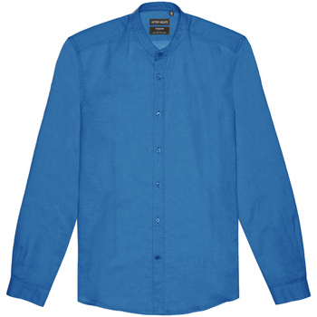 Textiel Heren Overhemden lange mouwen Antony Morato MMSL00666 FA400074 Blauw