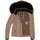 Textiel Dames Mantel jassen Navahoo winterjas voor dames Miamor Brown