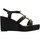 Schoenen Dames Sandalen / Open schoenen Apepazza S2LUCK01/LEA Zwart