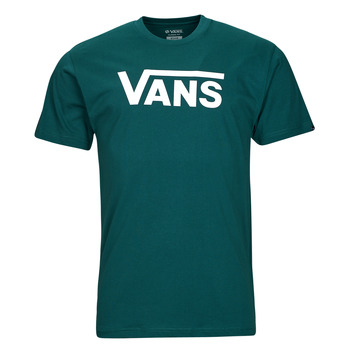 Textiel Heren T-shirts korte mouwen Vans VANS CLASSIC Deep / Teal-wit