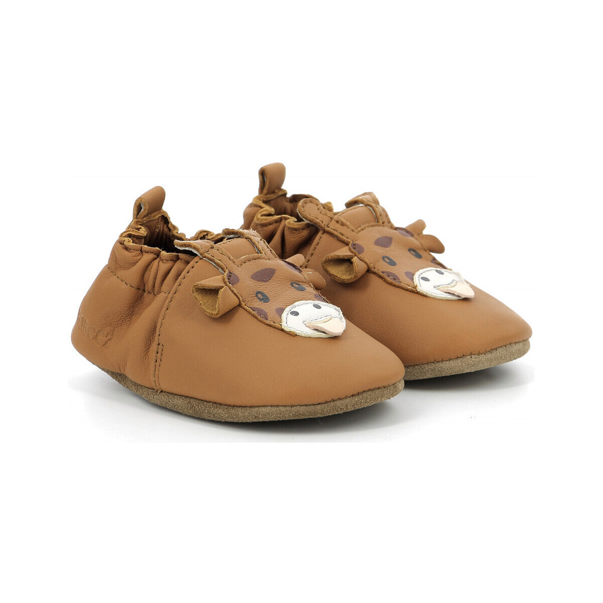 Schoenen Kinderen Babyslofjes Robeez Cute Girafon Brown