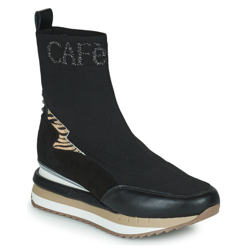 Schoenen Dames Hoge sneakers Café Noir C1DN9550-N001 Zwart