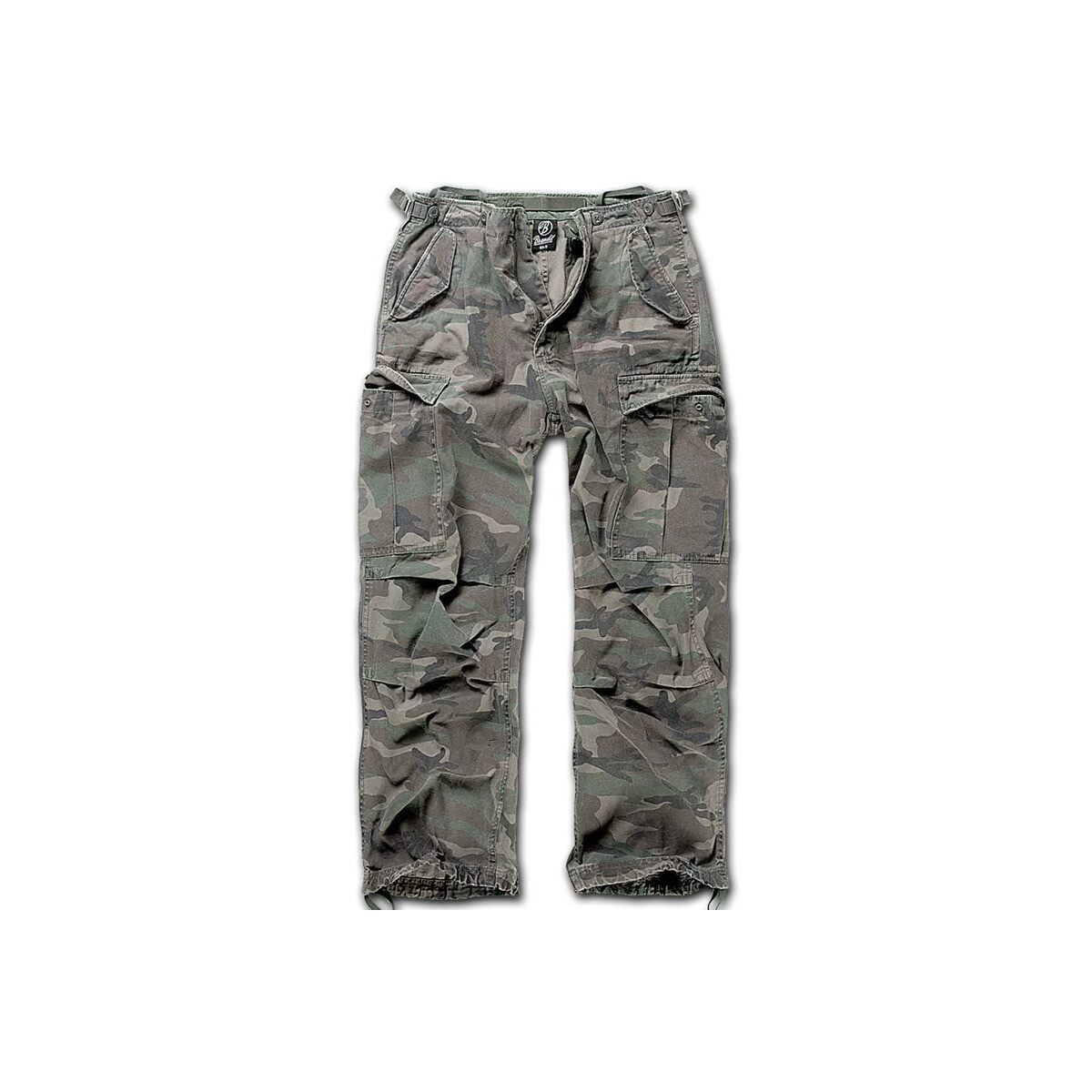 Textiel Heren Broeken / Pantalons Brandit Leger militaire cargo camouflage broek M65 Vintage Multicolour
