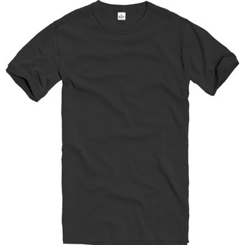 Textiel Heren T-shirts korte mouwen Brandit Leger t-shirt BW Zwart