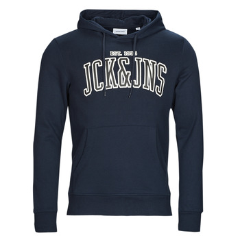 Textiel Heren Sweaters / Sweatshirts Jack & Jones JJCEMB SWEAT HOOD Marine