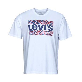 Textiel Heren T-shirts korte mouwen Levi's SS RELAXED FIT TEE Tie-dye / Sw / Wit