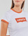 Textiel Dames T-shirts korte mouwen Levi's GRAPHIC RINGER MINI TEE Orange / Helder / Wit