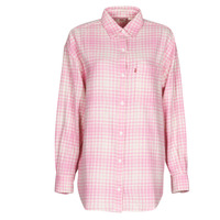 Textiel Dames Overhemden Levi's NOLA MENSWEAR SHIRT Pearl / Plaid / Roze