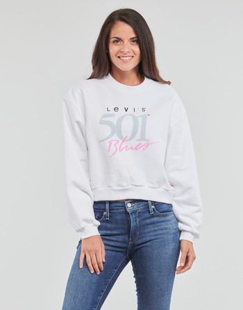 Textiel Dames Sweaters / Sweatshirts Levi's GRAPHIC VINTAGE CREW Helder / Wit