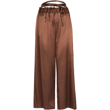 Textiel Dames Broeken / Pantalons Pinko 1N135H 8521 | Anima Fragile 1 Brown