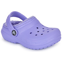 Schoenen Meisjes Klompen Crocs Classic Lined Clog T Violet