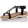 Schoenen Dames Sandalen / Open schoenen Porronet BASKETS  2863 Zwart