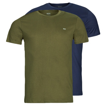 Textiel Heren T-shirts korte mouwen Diesel UMTEE-RANDAL-TUBE-TW Kaki / Marine