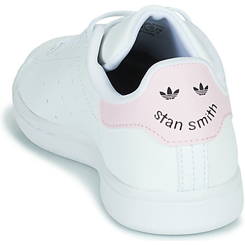 adidas Originals STAN SMITH J Wit / Roze