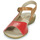 Schoenen Dames Sandalen / Open schoenen Dorking ODA Rood / Brown