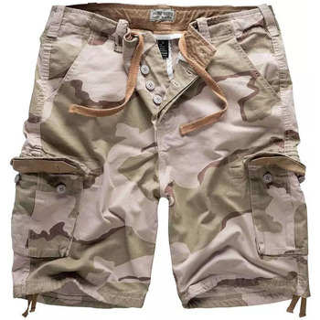 Textiel Heren Korte broeken / Bermuda's Surplus Vintage cargo leger Shorts Goud