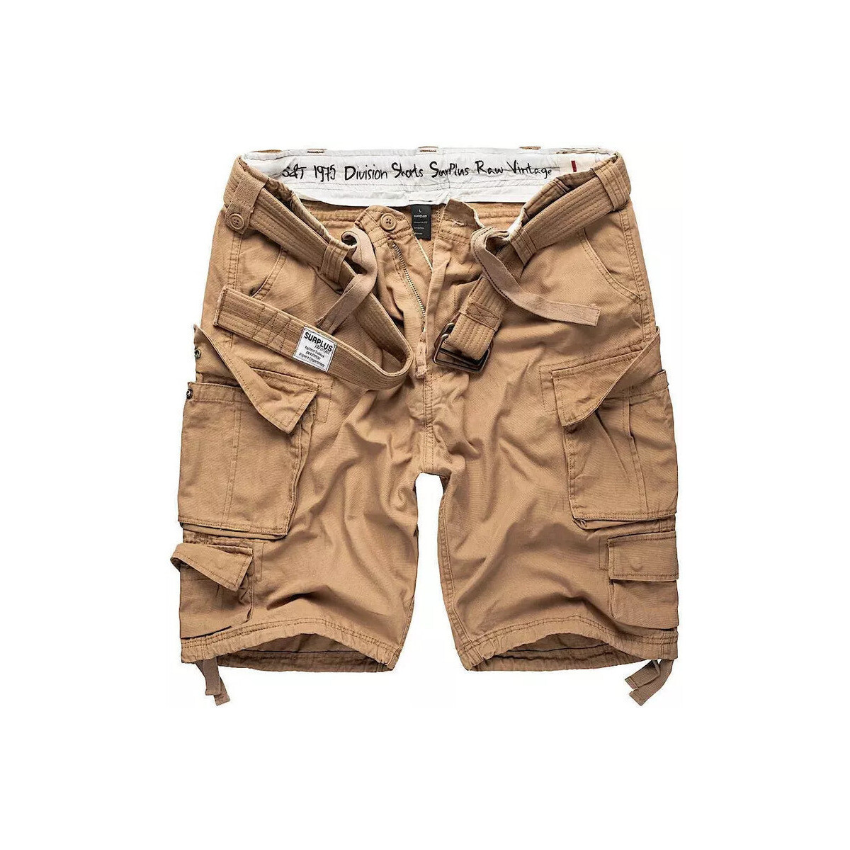Textiel Heren Korte broeken / Bermuda's Surplus Army shorts Division Beige