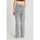 Textiel Dames Broeken / Pantalons Robin-Collection Ribbed Jeans High Waist D Grijs