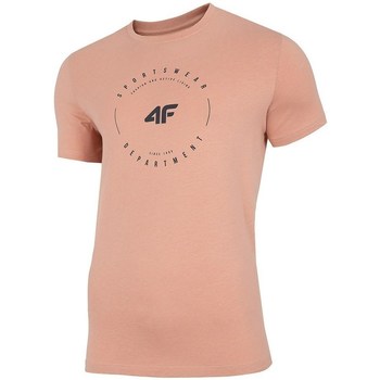 Textiel Heren T-shirts korte mouwen 4F TSM029 Roze