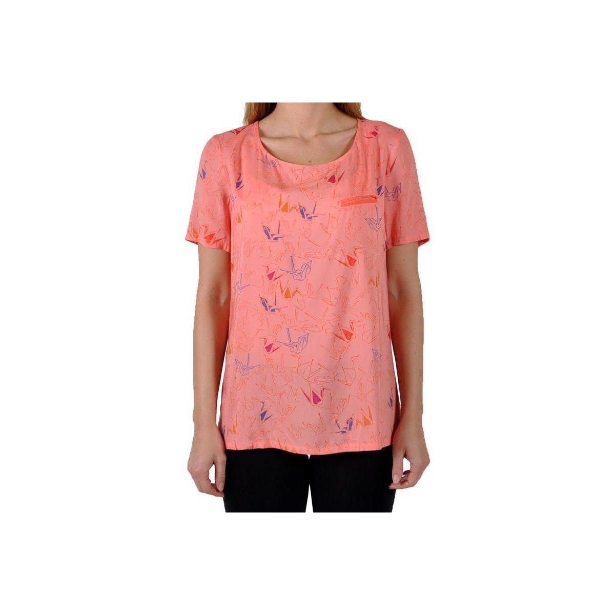 Textiel Dames T-shirts & Polo’s Good Look 16139 Roze