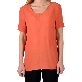 Textiel Dames T-shirts korte mouwen Good Look 16136 Orange