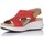 Schoenen Dames Sandalen / Open schoenen Fluchos BASKETS  F1481 Rood