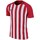Textiel Jongens T-shirts korte mouwen Nike Striped Division Blanc, Rouge