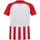 Textiel Jongens T-shirts korte mouwen Nike Striped Division Blanc, Rouge