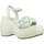 Schoenen Dames Sandalen / Open schoenen Elvio Zanon EQ5905X Groen
