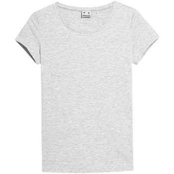 Textiel Dames T-shirts korte mouwen 4F TSD353 Grijs