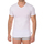 Textiel Heren T-shirts korte mouwen Bikkembergs BKK1UTS02BI-WHITE Wit