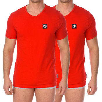 Textiel Heren T-shirts korte mouwen Bikkembergs BKK1UTS08BI-RED Rood