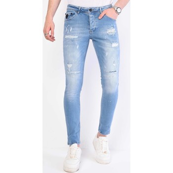 Textiel Heren Skinny jeans Local Fanatic Jeans Scheuren Blauw