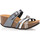 Schoenen Dames Sandalen / Open schoenen Bio Divina sandalen / blootsvoets vrouw grijs Zilver