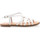 Schoenen Dames Sandalen / Open schoenen Terre Dépices sandalen / blootsvoets vrouw wit Wit