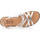 Schoenen Dames Sandalen / Open schoenen Terre Dépices sandalen / blootsvoets vrouw grijs Zilver