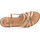 Schoenen Dames Sandalen / Open schoenen Terre Dépices sandalen / blootsvoets vrouw geel Goud