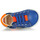 Schoenen Jongens Lage sneakers Geox B BIGLIA B. B - NAPPA+DENIM SL Blauw / Orange