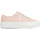 Schoenen Dames Sneakers Calvin Klein Jeans Vulcanized Flatform Laceup Roze