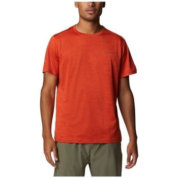 Textiel Heren T-shirts korte mouwen Columbia Alpine Chill Zero Rood