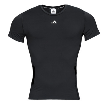Textiel Heren T-shirts korte mouwen adidas Performance TF TEE Zwart