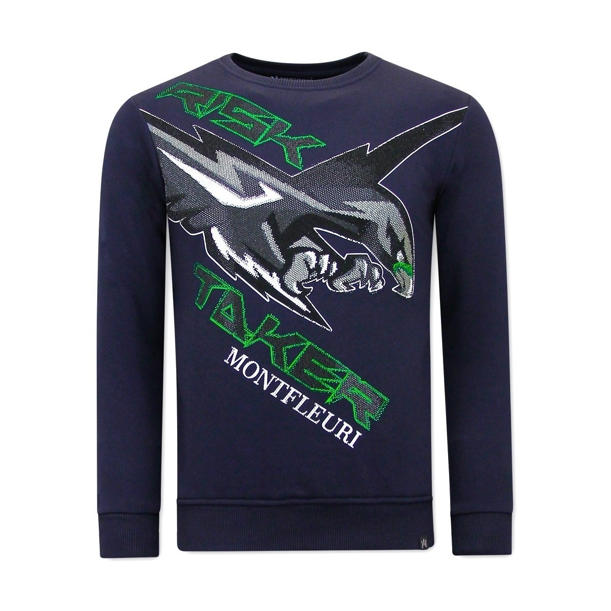 Textiel Heren Sweaters / Sweatshirts Tony Backer Print Eagle Head Blauw