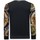 Textiel Heren Sweaters / Sweatshirts Tony Backer Print Leeuw Head Zwart