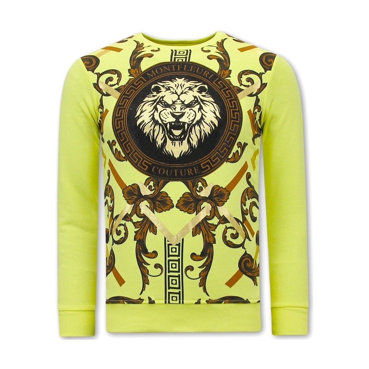 Textiel Heren Sweaters / Sweatshirts Tony Backer Print Gouden Leeuw Geel