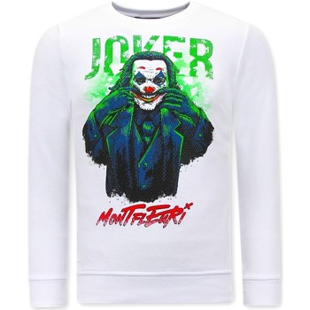 Textiel Heren Sweaters / Sweatshirts Tony Backer Print Joker Wit