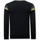 Textiel Heren Sweaters / Sweatshirts Tony Backer Print Leeuw Strass Zwart