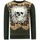 Textiel Heren Sweaters / Sweatshirts Tony Backer Print Skull Strass Groen