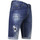 Textiel Heren Korte broeken Local Fanatic Korte Jeans Verfspatten Stretch SH Blauw