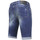 Textiel Heren Korte broeken Local Fanatic Korte Jeans Verfspatten Stretch SH Blauw